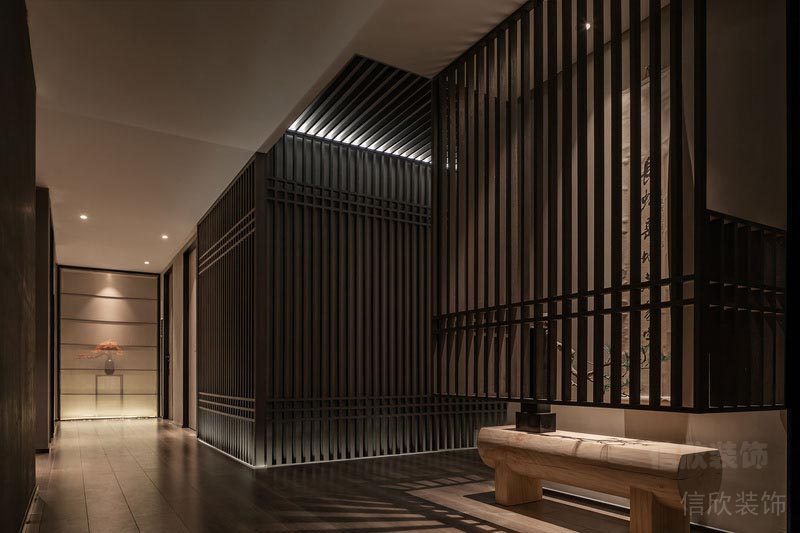 福田餐廳裝修設(shè)計(jì)效果圖過道