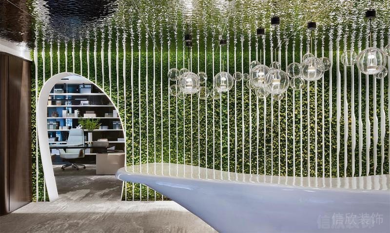 極具創(chuàng)意的田園風辦公室 前臺區(qū) 極具創(chuàng)意的田園風辦公室 前臺區(qū)