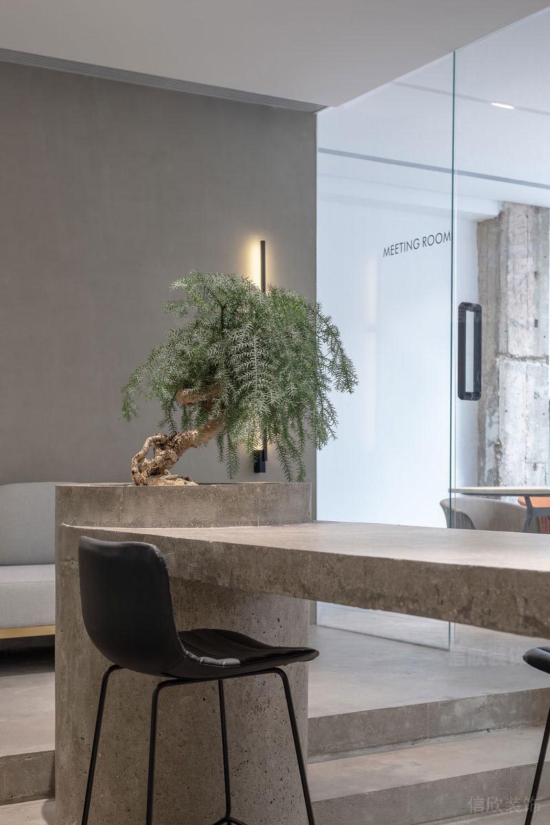 深圳寶安辦公室裝修吧臺設(shè)計(jì)圖