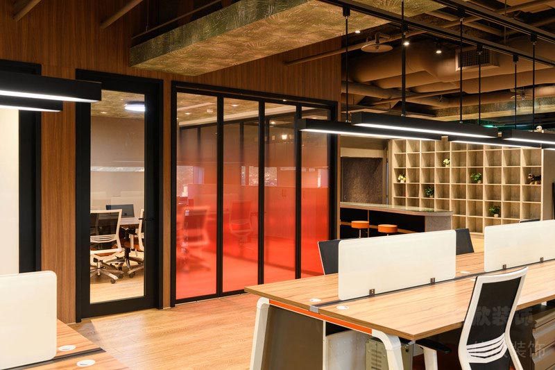 深圳福田辦公室裝修會議區(qū)設(shè)計圖