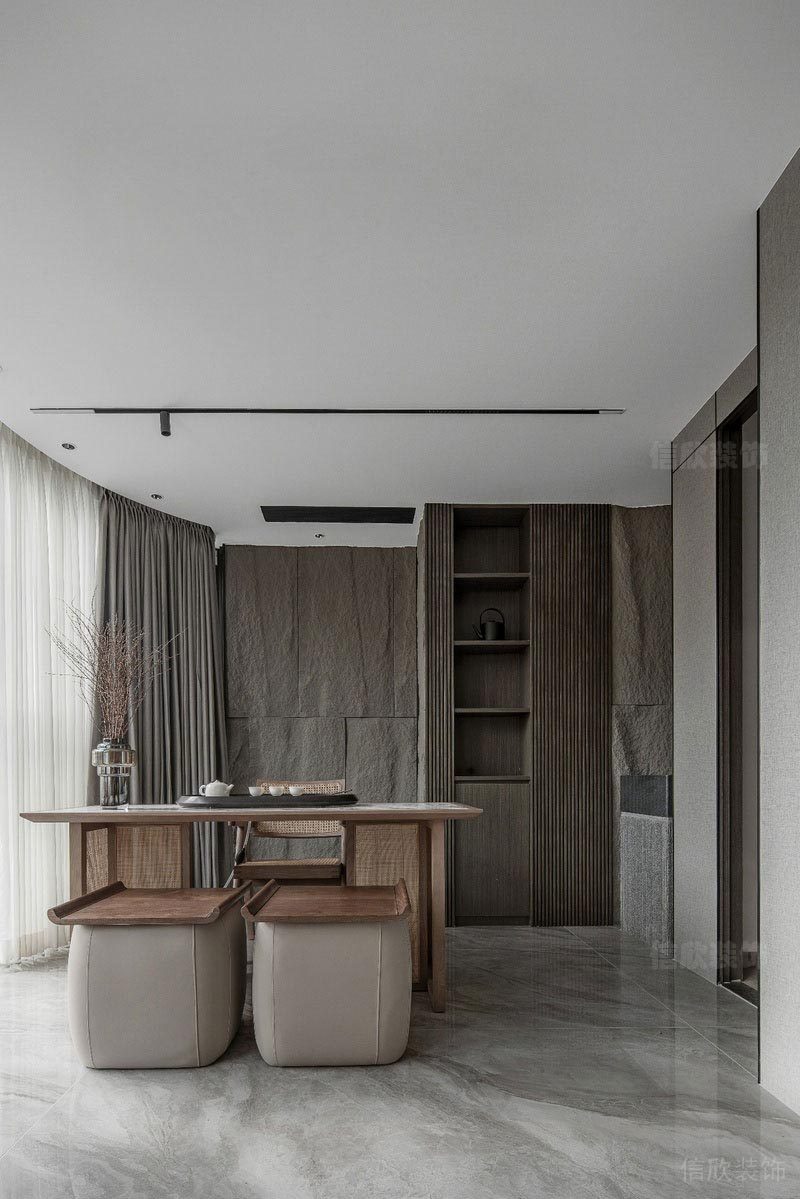 南山區(qū)家裝住宅新房裝修茶間設(shè)計(jì)