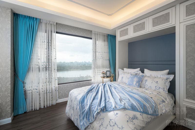 深圳鹽田家庭新房裝修設(shè)計(jì)臥室效果圖