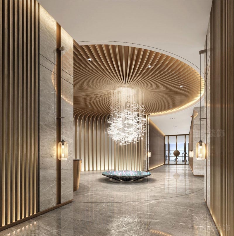 深圳南山辦公室設(shè)計過道