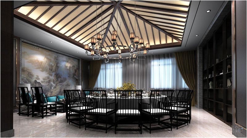 深圳寶安中式風(fēng)格餐飲店裝修圖商業(yè)接待包間效果圖 深圳寶安中式風(fēng)格餐飲店裝修圖商業(yè)接待包間效果圖