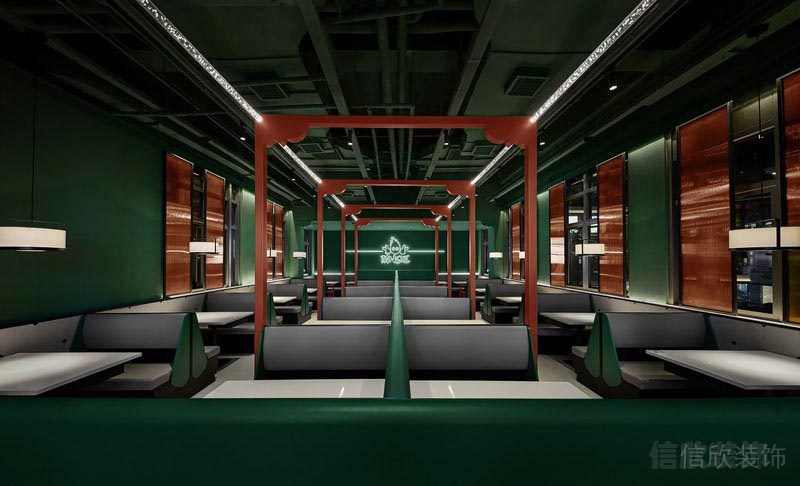 深圳南山區(qū)川味火鍋店裝修方案用餐區(qū) 深圳南山區(qū)川味火鍋店裝修方案用餐區(qū)