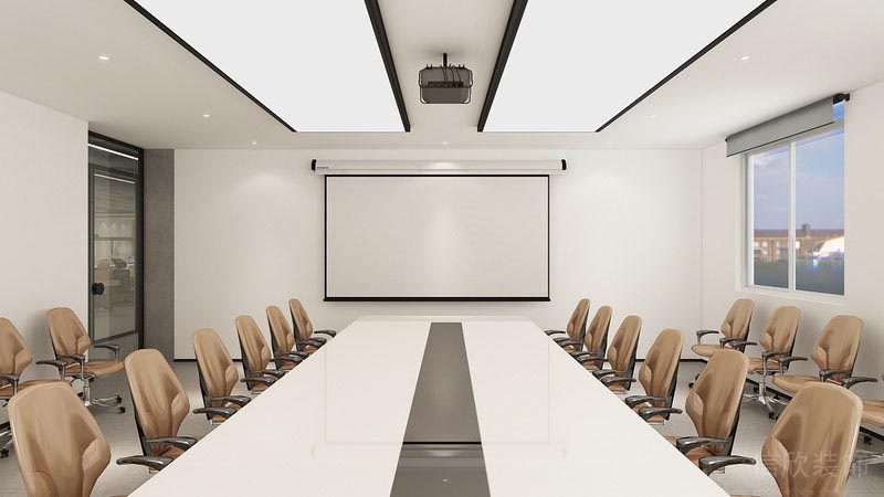 透明的玻璃隔斷不僅增加了采光，還延伸的空間感。