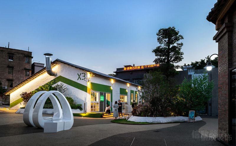 深圳蓮塘餐飲裝修設(shè)計(jì)公司案例 外墻