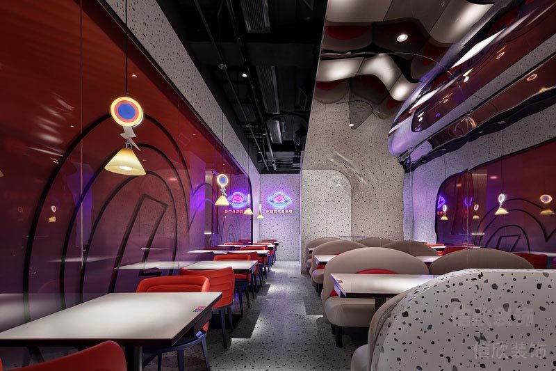 羅湖餐廳裝修設(shè)計效果圖燈光效果