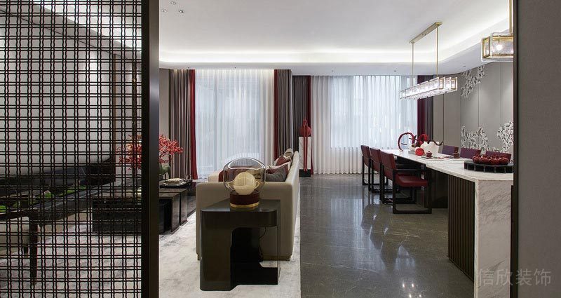 深圳前海家居二手房裝修設(shè)計客廳