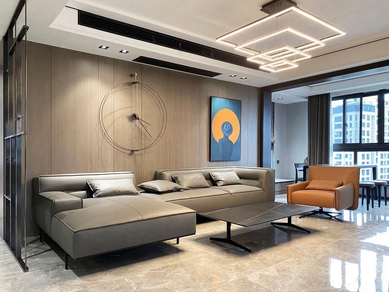 羅湖區(qū)招商中環(huán)現(xiàn)代風(fēng)格的家庭住宅舊房裝修案例 入戶 羅湖區(qū)招商中環(huán)現(xiàn)代風(fēng)格的家庭住宅舊房裝修案例 客廳