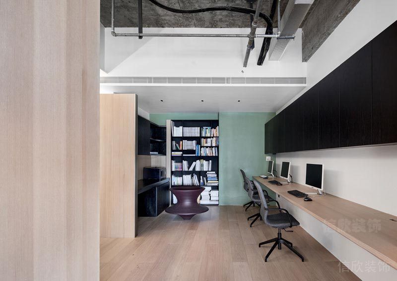 深圳寶安辦公室裝修設計辦公區(qū)效果圖