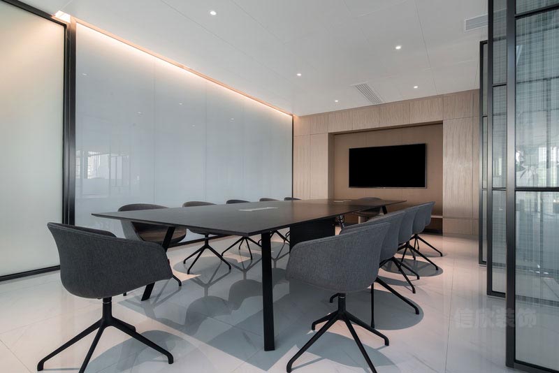 現(xiàn)代工業(yè)風(fēng)小會(huì)議室效果圖