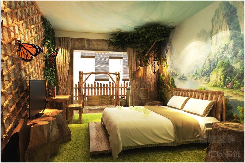 深圳寶安中式風(fēng)格餐飲店裝修圖主題客房效果圖 深圳寶安中式風(fēng)格餐飲店裝修圖主題客房效果圖