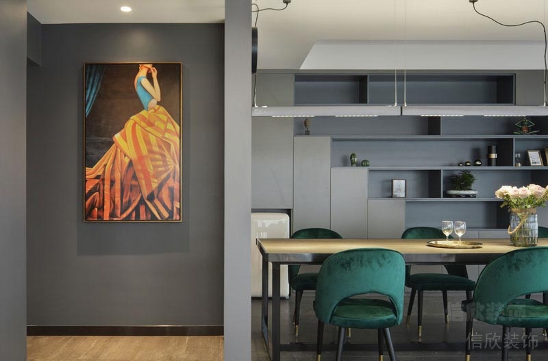 鹽田辦公室設(shè)計一角效果圖