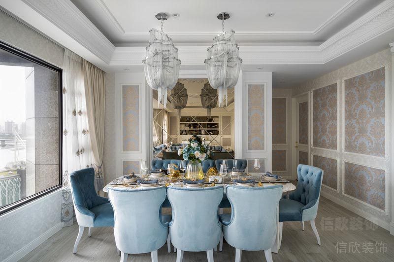 深圳鹽田家庭新房裝修設(shè)計餐廳效果圖