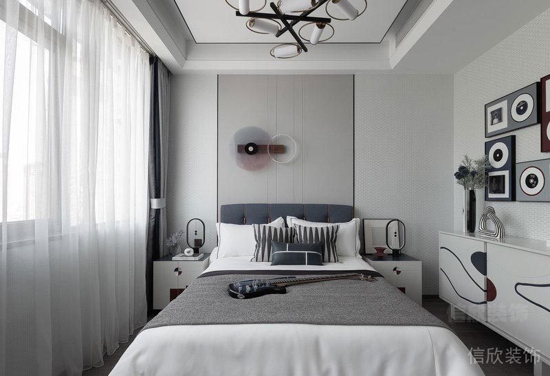 深圳寶安潤科華府家居新房現(xiàn)代風格裝修設(shè)計案例 臥室 深圳寶安潤科華府家居新房現(xiàn)代風格裝修設(shè)計案例 臥室