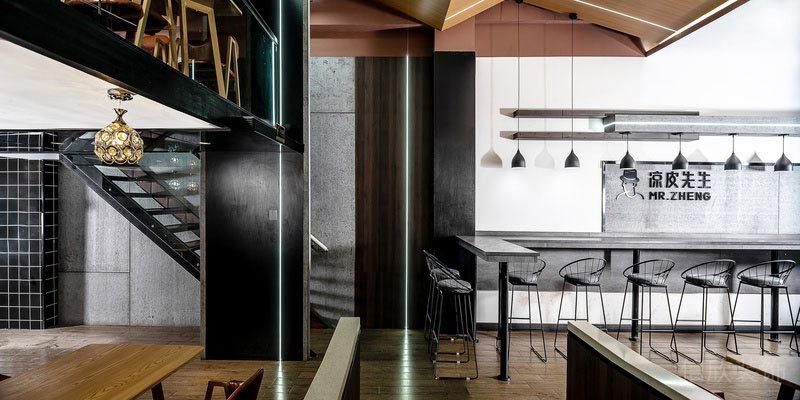 深圳沙尾餐飲裝修設(shè)計(jì)公司案例家具組合