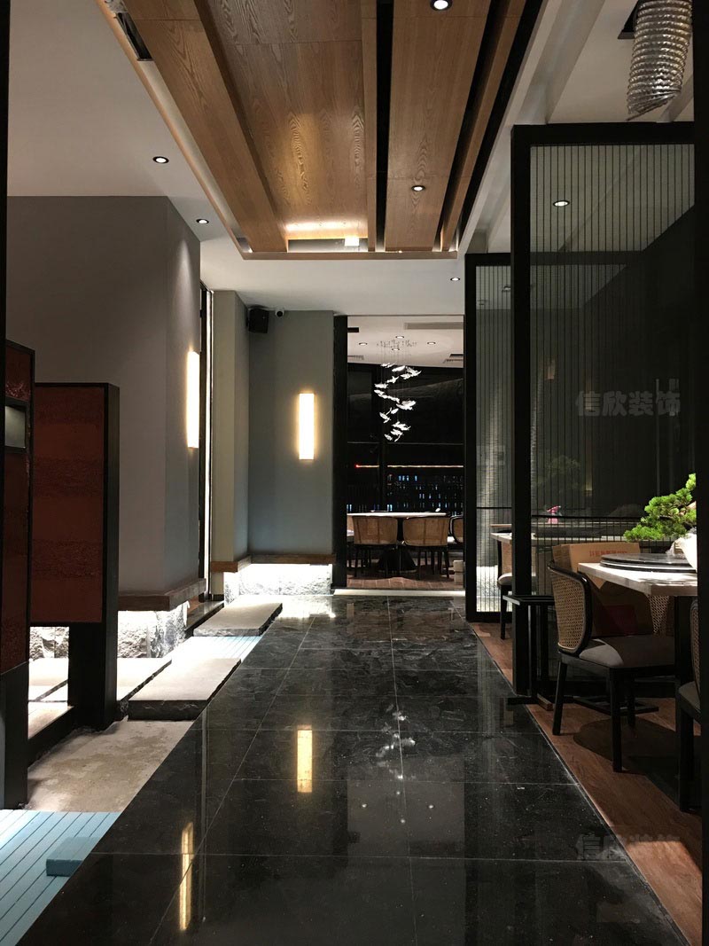 深圳羅湖新中式餐飲會(huì)所裝修設(shè)計(jì)施工過(guò)道 深圳羅湖新中式餐飲會(huì)所裝修設(shè)計(jì)施工過(guò)道