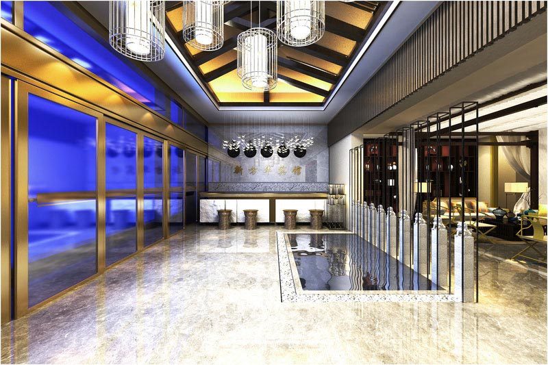 深圳寶安中式風(fēng)格餐飲店裝修圖前臺(tái)效果圖 深圳寶安中式風(fēng)格餐飲店裝修圖前臺(tái)效果圖