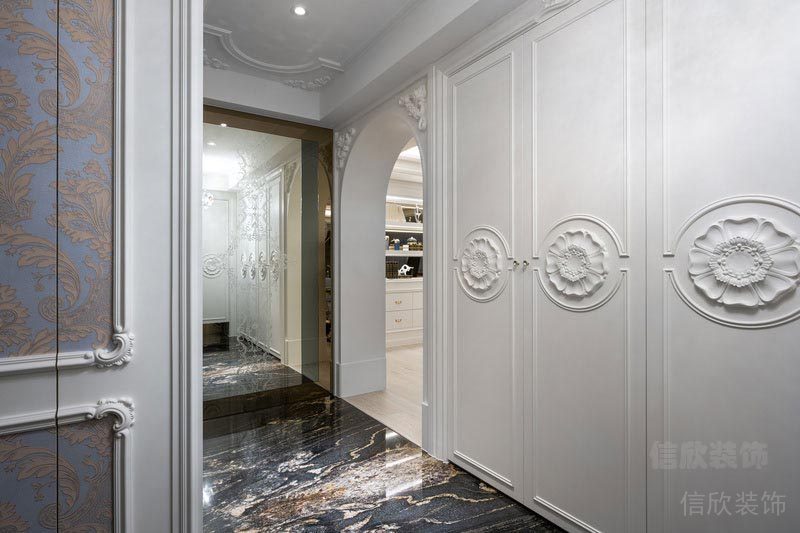 深圳鹽田家庭新房裝修設(shè)計過道效果圖