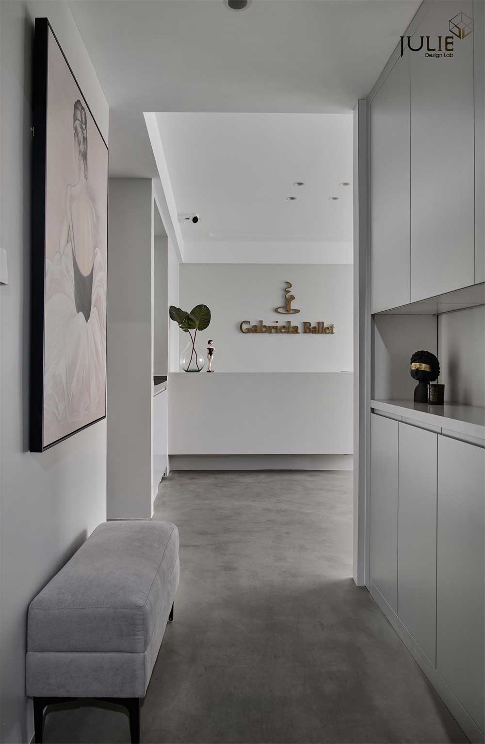 深圳坪山區(qū)輕奢芭蕾舞蹈辦公工作室設(shè)計(jì)方案——前臺(tái)