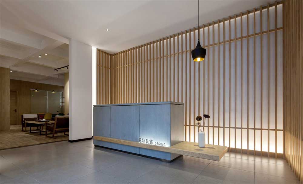 深圳羅湖鴻昌廣場(chǎng)新中式風(fēng)格辦公室裝修設(shè)計(jì)案例前廳 深圳羅湖鴻昌廣場(chǎng)新中式風(fēng)格辦公室裝修設(shè)計(jì)案例前廳