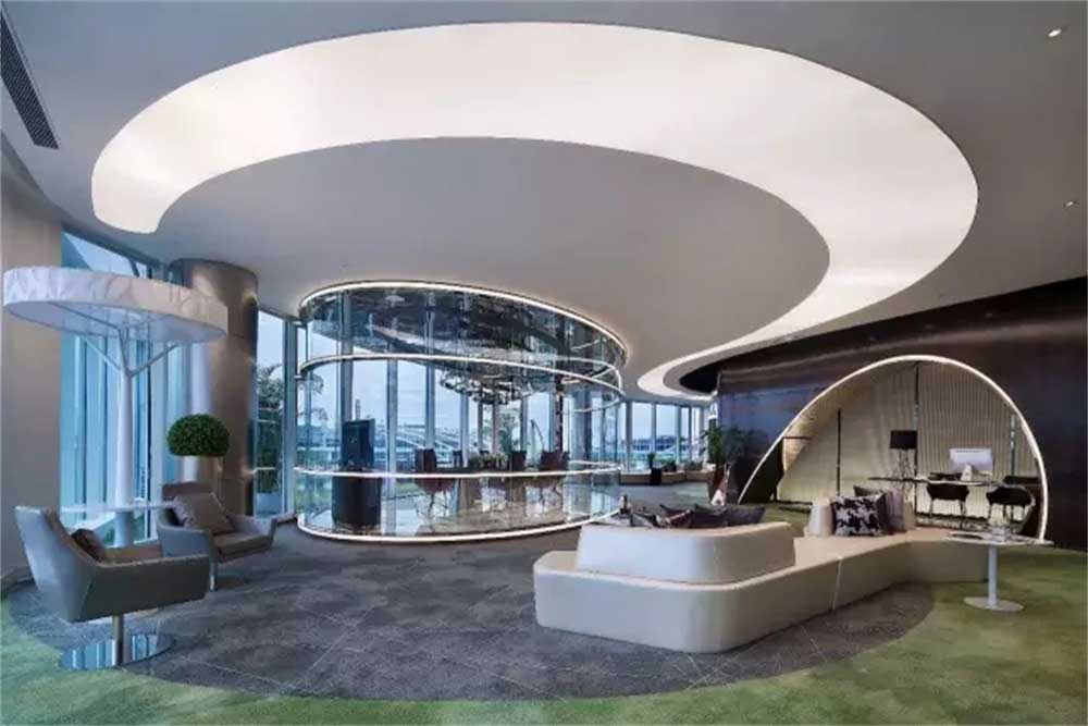 深圳福田國(guó)通大廈現(xiàn)代風(fēng)格辦公室裝修設(shè)計(jì)案例等候區(qū)天花 深圳福田國(guó)通大廈現(xiàn)代風(fēng)格辦公室裝修設(shè)計(jì)案例等候區(qū)天花