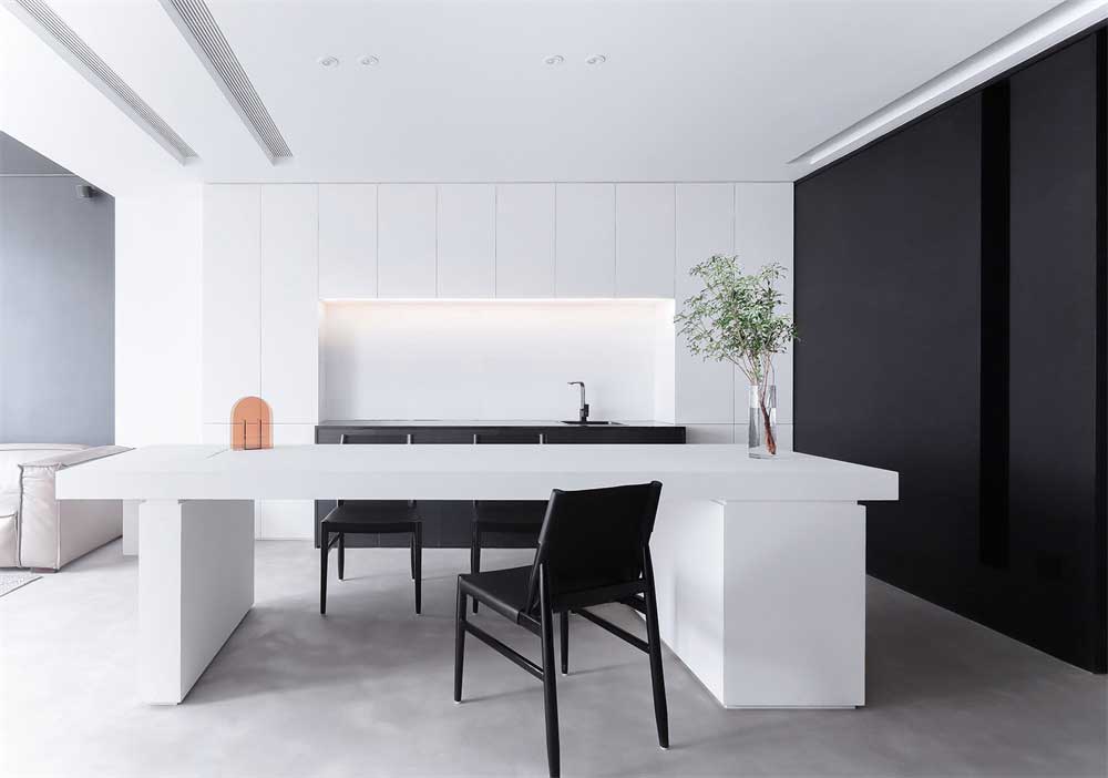 深圳現(xiàn)代簡約風格黑白色調(diào)辦公室設(shè)計裝修——水吧臺 深圳現(xiàn)代簡約風格黑白色調(diào)辦公室設(shè)計裝修——水吧臺