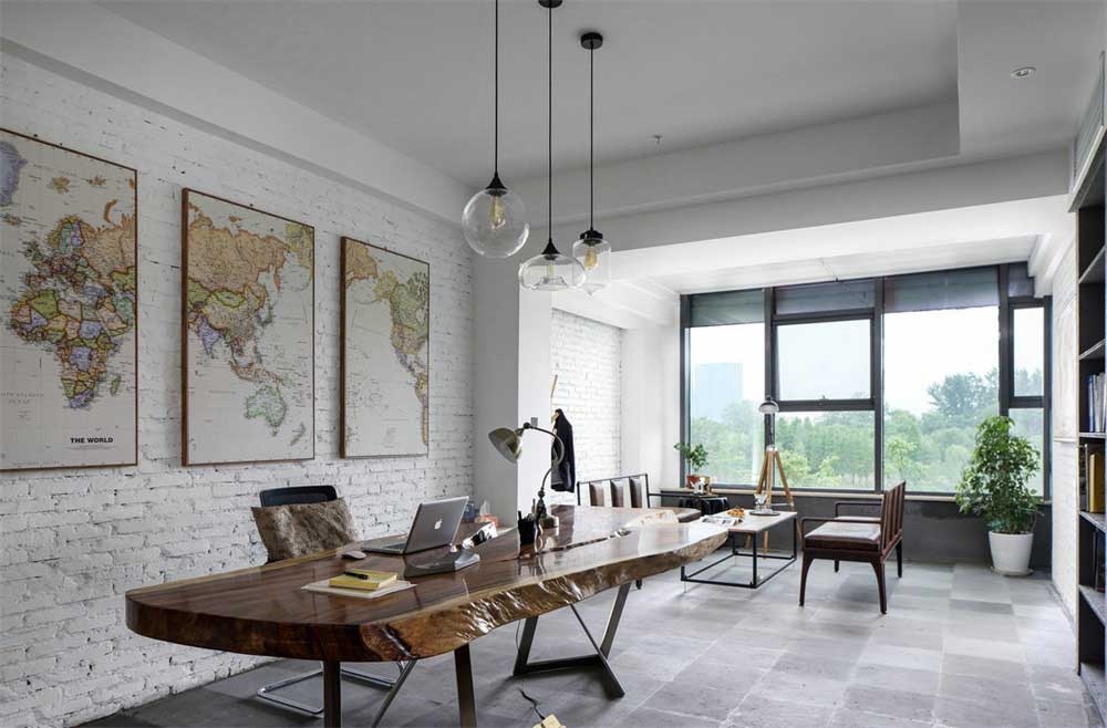 深圳南山香江金融中心工業(yè)風(fēng)辦公室裝修設(shè)計(jì)案例經(jīng)理辦公室 深圳南山香江金融中心工業(yè)風(fēng)辦公室裝修設(shè)計(jì)案例經(jīng)理辦公室