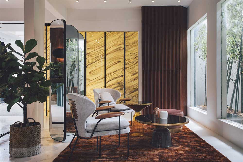 深圳市龍崗800平輕奢風(fēng)辦公室裝修接待區(qū) 深圳市龍崗800平輕奢風(fēng)辦公室裝修接待區(qū)