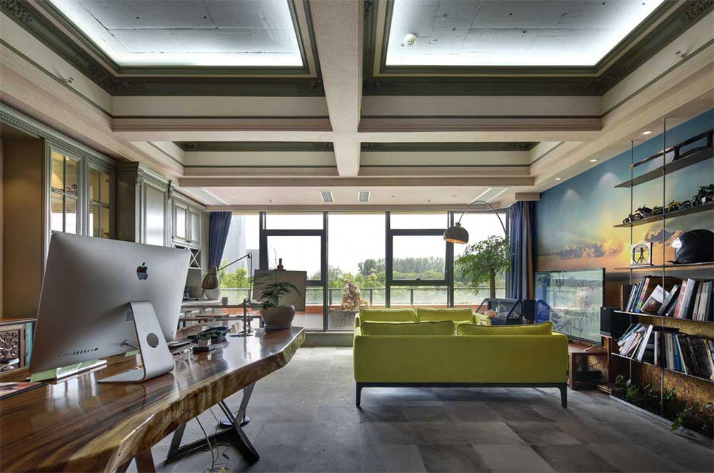 深圳南山香江金融中心工業(yè)風(fēng)辦公室裝修設(shè)計(jì)案例董事長公室地面鋪設(shè) 深圳南山香江金融中心工業(yè)風(fēng)辦公室裝修設(shè)計(jì)案例董事長公室地面鋪設(shè)