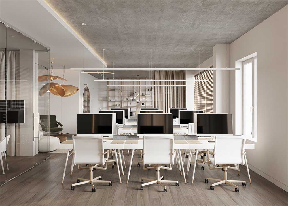 深圳羅湖500平方簡約風(fēng)格辦公室裝修辦公區(qū) 深圳羅湖500平方簡約風(fēng)格辦公室裝修辦公區(qū)