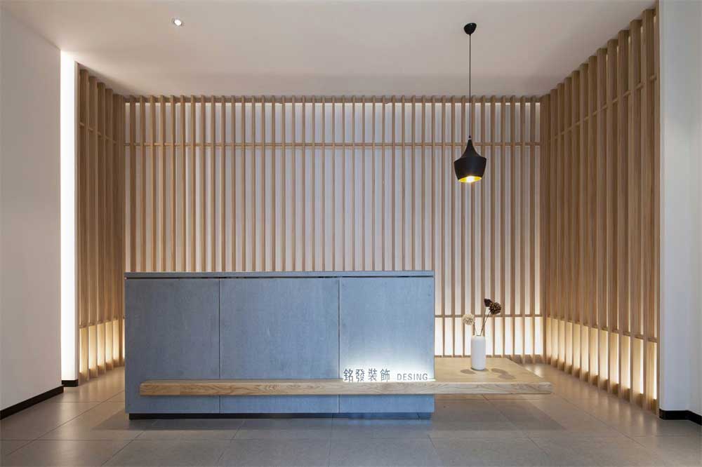 深圳羅湖鴻昌廣場(chǎng)新中式風(fēng)格辦公室裝修設(shè)計(jì)案例前臺(tái) 深圳羅湖鴻昌廣場(chǎng)新中式風(fēng)格辦公室裝修設(shè)計(jì)案例前臺(tái)