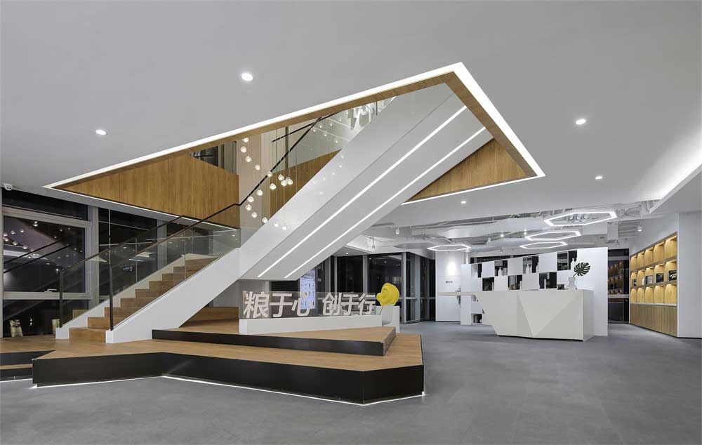 深圳寶安區(qū)現(xiàn)代風格高級辦公室設計裝修-樓梯 深圳寶安區(qū)現(xiàn)代風格高級辦公室設計裝修-樓梯