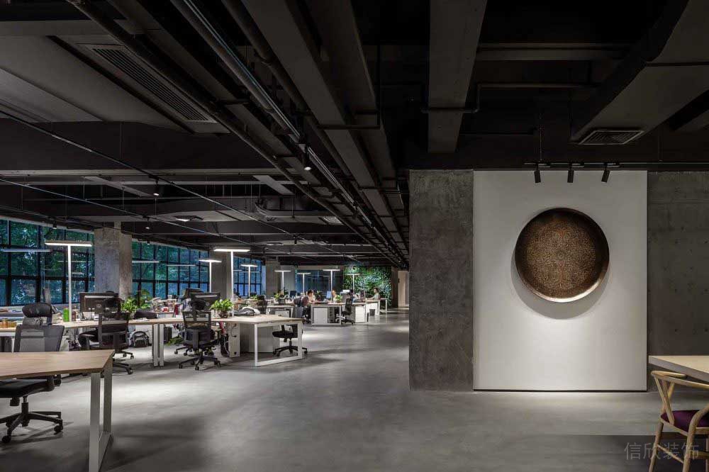 工業(yè)風(fēng)裝修員工開發(fā)區(qū)域裝修辦公室設(shè)計圖