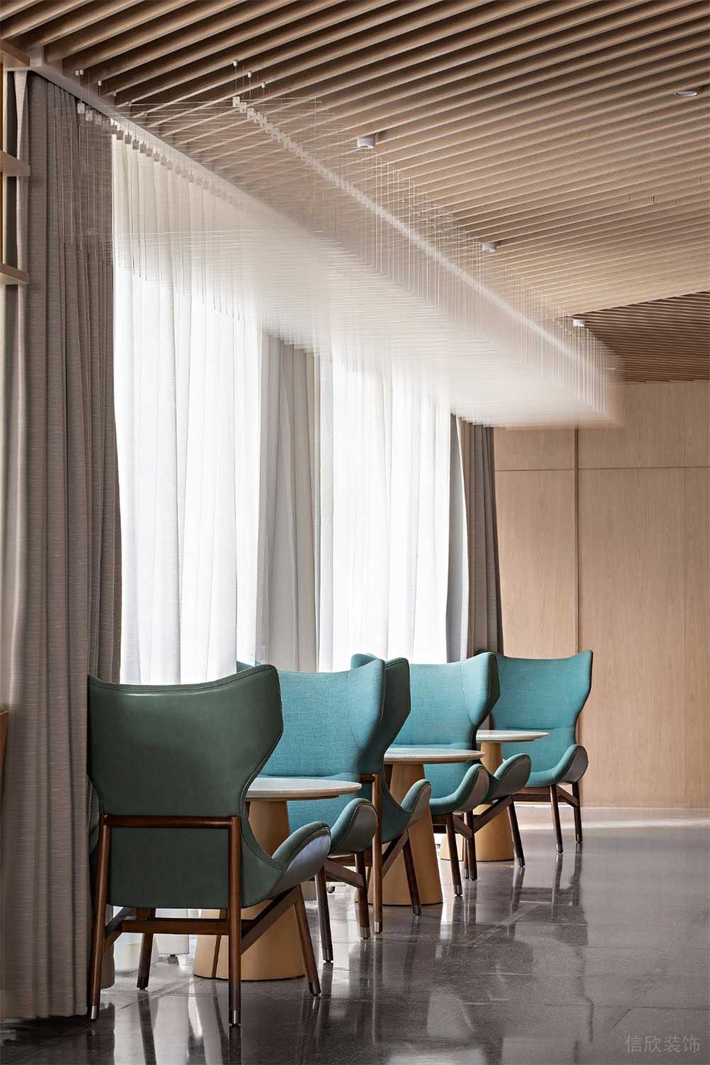 深圳市羅湖區(qū)現(xiàn)代日式風(fēng)格辦公室大廳