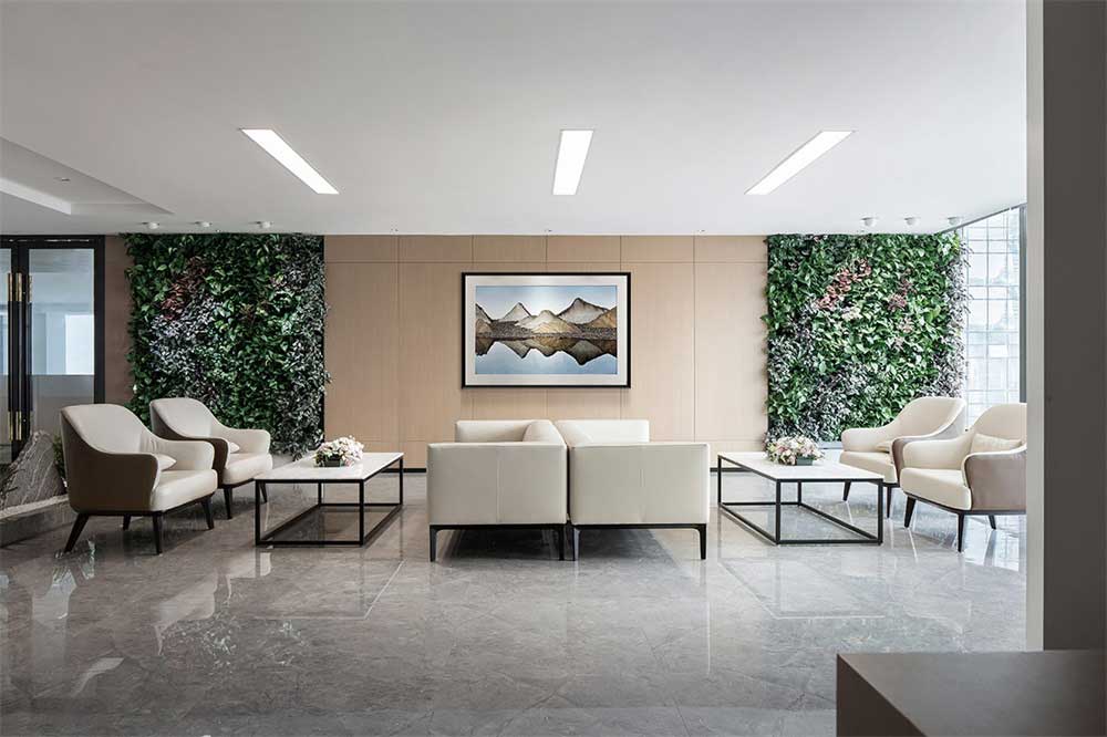 深圳市寶安1000平國(guó)中創(chuàng)投辦公室裝修接待區(qū) 深圳市寶安1000平國(guó)中創(chuàng)投辦公室裝修接待區(qū)