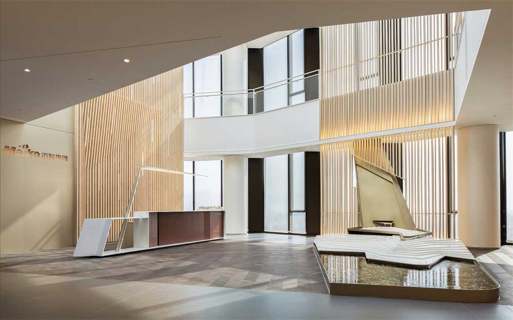 深圳市龍崗邁科集團(tuán)現(xiàn)代風(fēng)格辦公室裝修前臺(tái) 深圳市龍崗邁科集團(tuán)現(xiàn)代風(fēng)格辦公室裝修前臺(tái)