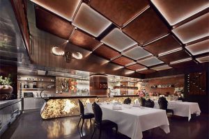 深圳龍華簡(jiǎn)約美式風(fēng)格私房菜餐飲店裝修設(shè)計(jì)用餐區(qū)效果圖