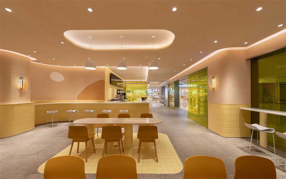 深圳龍華區(qū)PureH2B津梁生活實體店鋪設計裝修-用餐區(qū)