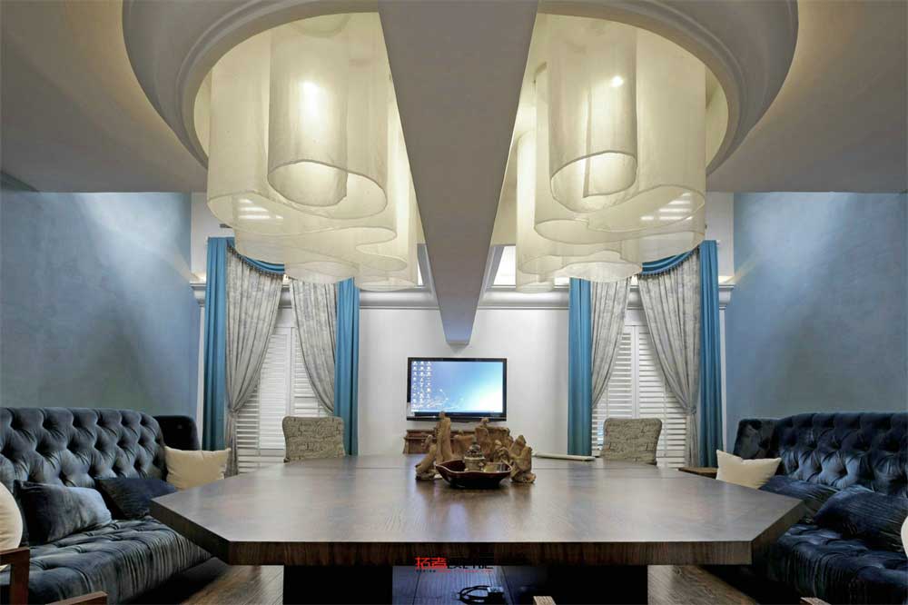 深圳龍崗500平方新中式風(fēng)格辦公室裝修洽談室 深圳龍崗500平方新中式風(fēng)格辦公室裝修洽談室