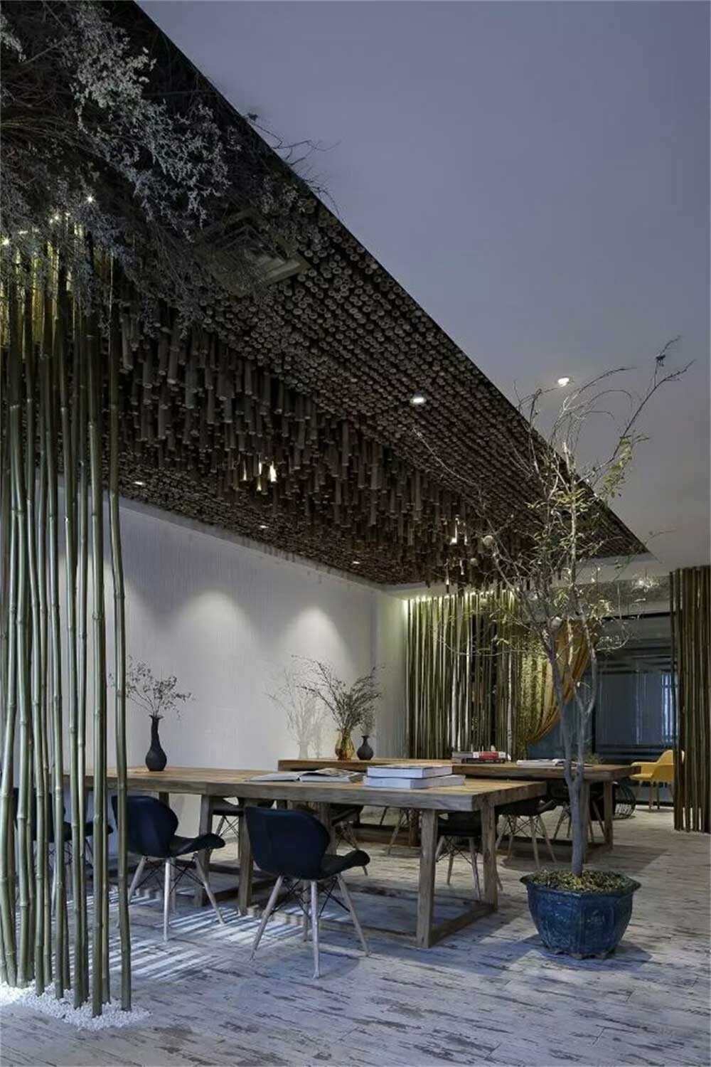 深圳坪山200平方新中式風(fēng)格辦公室裝修辦公區(qū)燈光效果 深圳坪山200平方新中式風(fēng)格辦公室裝修辦公區(qū)燈光效果