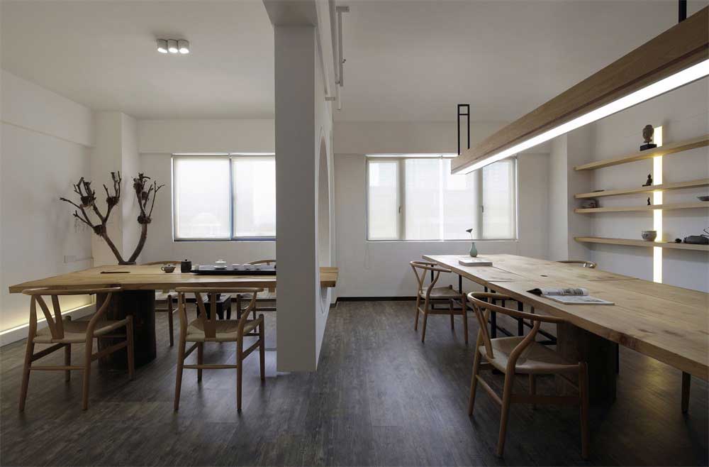 深圳龍華100平方新中式風(fēng)格辦公室裝修地面鋪設(shè) 深圳龍華100平方新中式風(fēng)格辦公室裝修地面鋪設(shè)