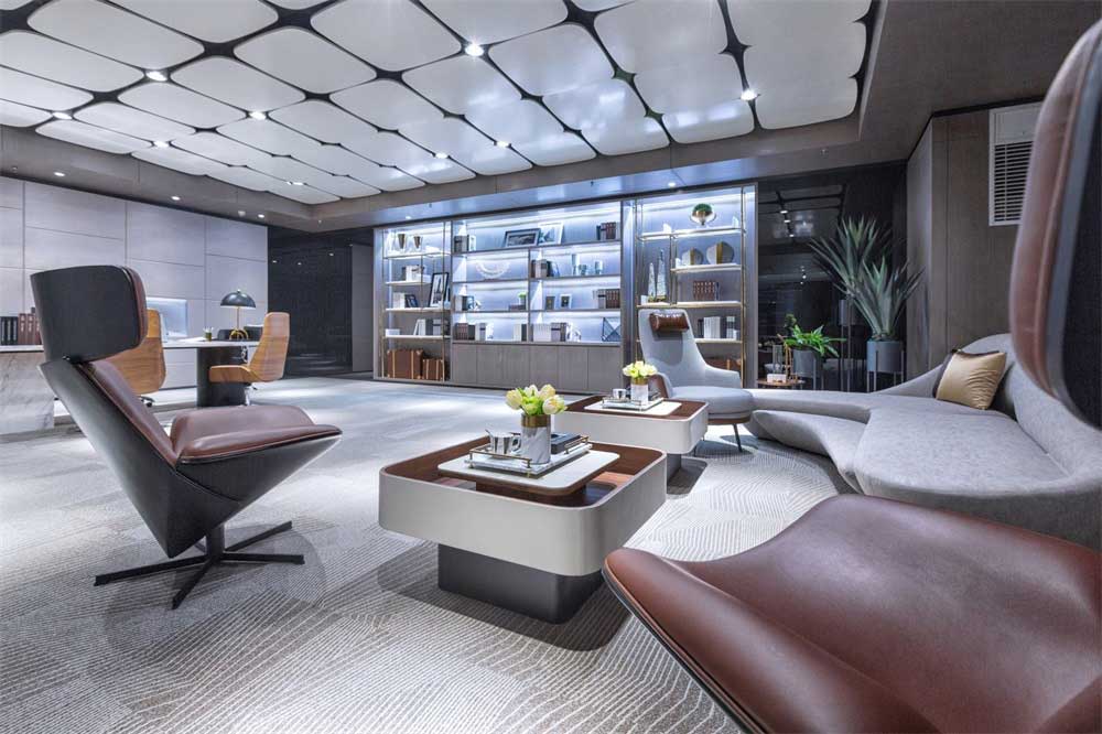 深圳市福田區(qū)車公廟現(xiàn)代輕奢辦公室設(shè)計裝修沙發(fā)區(qū) 深圳市福田區(qū)車公廟現(xiàn)代輕奢辦公室設(shè)計裝修沙發(fā)區(qū)