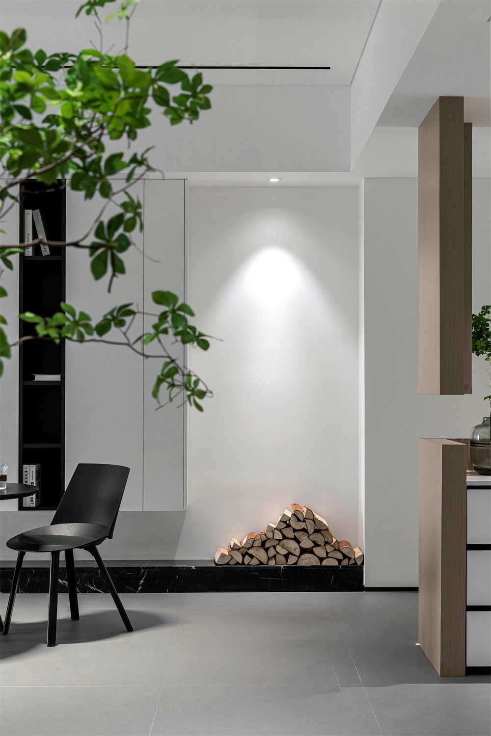 深圳市南山現(xiàn)代簡(jiǎn)約辦公室背景墻設(shè)計(jì)