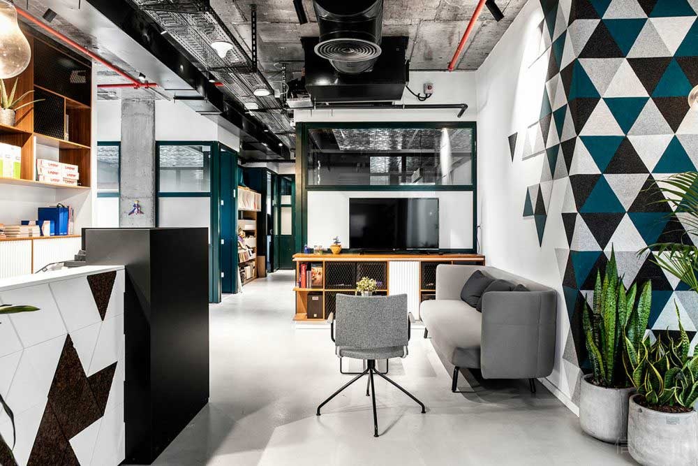 工業(yè)風(fēng)接待區(qū)效果圖設(shè)計