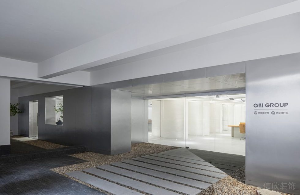 辦公室展示區(qū)鋁板墻面裝修設(shè)計圖