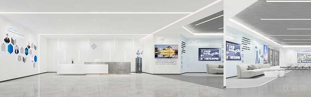 辦公室前臺區(qū)裝修設(shè)計圖