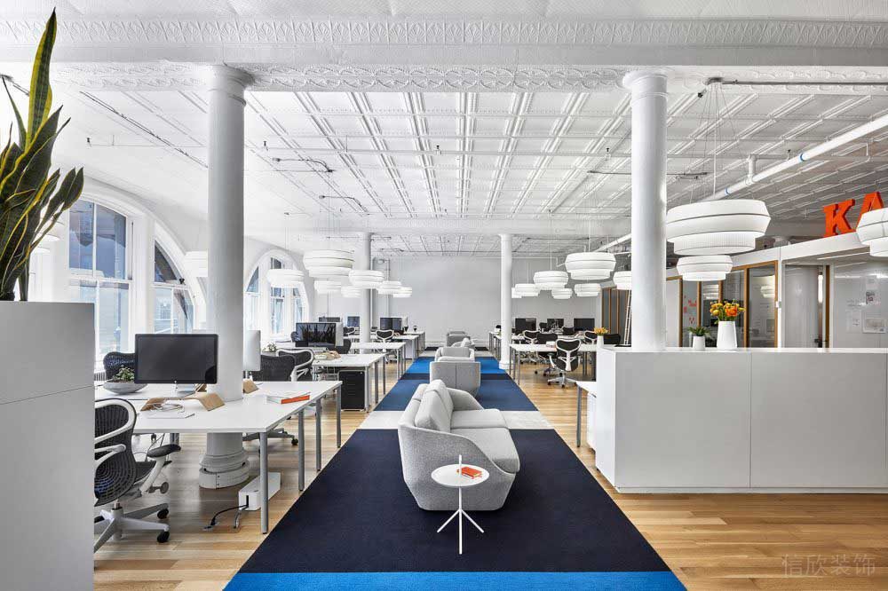 石膏線暗紋藝術(shù)高級感天花效果辦公室裝修過道設(shè)計休息區(qū)