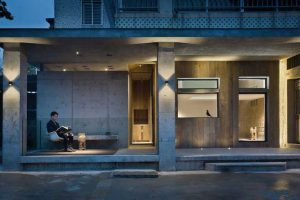 工業(yè)風裝修木質設計臺階裝修辦公室效果圖